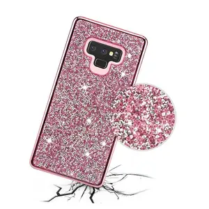Noble Deluxe Diamond Rhinestone Phone Case For Samsung Note 9 Hybrid Bling Cover For Samsung Note 9 Waterproof Glitter Case