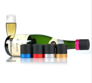 New product ideas 2021 amazon no spill wine vacuum and locking champagne stopper sipper with logo printed