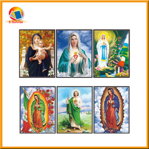 <span class=keywords><strong>Photo</strong></span> à bascule en 3d personnalisé, image <span class=keywords><strong>de</strong></span> la vierge marie et jésus <span class=keywords><strong>Christ</strong></span>, bricolage - Product Image 3