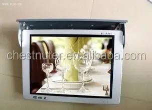 More useful LCD touch screen 17 inch bus/taxi advertising product display