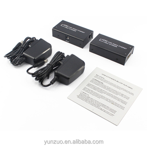 Yunzuo mở rộng 60m Ultra HD 1080p 3D TX RX HDMI Video Extender trên Cat6 CAT7 60m máy phát và máy thu - Product Image 4