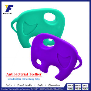 2016 Los niños divertidos mastican juguetes de silicona de juguete de palma de bebé para la dentición - Product Image 5