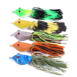 Fábrica de 10cm 8,4g de cola dura Rana cebo Crankbait rana de pesca - Product Image 1