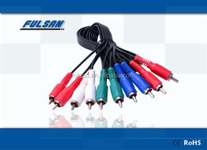 Plaqué or 3 RCA à 3 RCA Câble Audio et Vidéo pour DVD et MAGNÉTOSCOPE - Product Image 4
