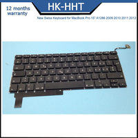 HK-HHT pièces de rechange pour ordinateur portable nouveau clavier suisse pour A1286 2009 2010 2011 2012 ordinateur portable