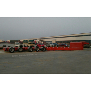 Remolque de cama baja de cuello de ganso desmontable China Panda 20ft esqueleto cuello de cisne <span class=keywords><strong>Lego</strong></span> Tractor camión Semi con el precio más bajo - Product Image 6