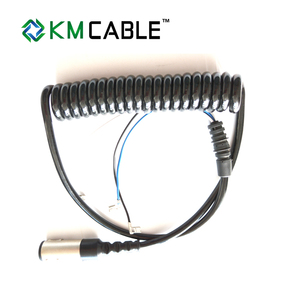 PU Coating Colorful Elastic <strong>Coil</strong> Cord Flexible Spring Spiral <strong>Cable</strong>, Industrial Automation Machinery Equipment - Product Image 2