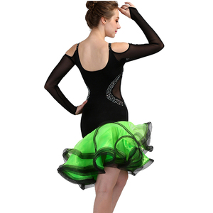 Robe de <span class=keywords><strong>danse</strong></span> à franges pour femmes, vêtement Sexy, populaire, Cha, 3500 - Product Image 4