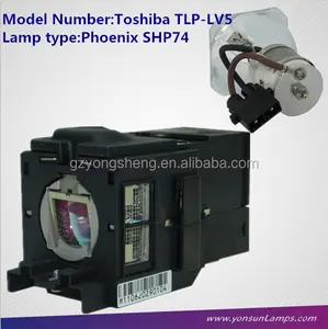 Orijinal projektör lambası tlp-lv5 toshiba tdp-s25