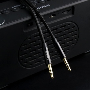 Cantell caldo di vendita di Nylon Treccia <span class=keywords><strong>Jack</strong></span> Da 3.5mm <span class=keywords><strong>maschio</strong></span> a <span class=keywords><strong>maschio</strong></span> aux cavo audio professionale cavo di 35 millimetri - Product Image 2