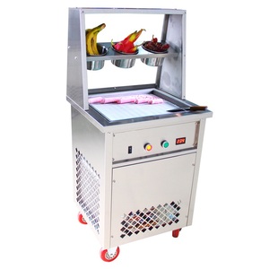 Máquina de Helado Frito Tailandés de Congelación Rápida de Guangzhou con Compresor Potente - Product Image 4