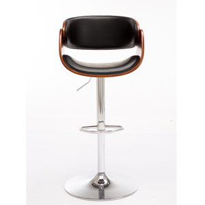 Tabouret de <span class=keywords><strong>bar</strong></span> en bois de noyer de haute qualité et effet <span class=keywords><strong>crocodile</strong></span> Tabourets haut de gamme Tabourets de <span class=keywords><strong>bar</strong></span> Meubles de salon - Product Image 3