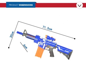 Súng Bắn Đạn Mềm EVA Dùng Tay Chạy Điện Siêu Ngầu Bộ Mạnh Mẽ - Product Image 4