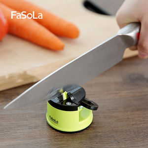 FaSoLa Mini Affilacoltelli Manuale da Cucina <span class=keywords><strong>Professionale</strong></span> con Pietre per Affilare <span class=keywords><strong>Coltelli</strong></span> e Lame Seghettate Accessori da Cucina - Product Image 4