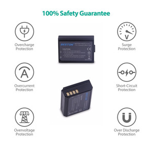 Beston 2 <span class=keywords><strong>Pack</strong></span> <span class=keywords><strong>LP</strong></span>-E10 Rechargeable au lithium batterie et USB Chargeur de batterie portable pour batterie d'appareil photo - Product Image 6