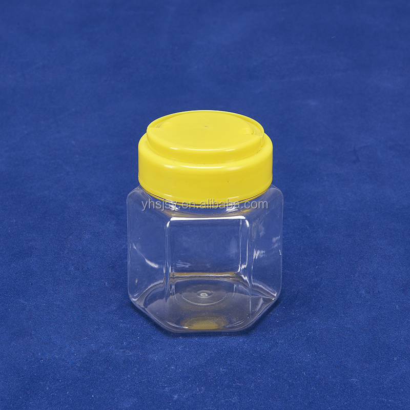 Bonbons bouteille jetable en plastique pot