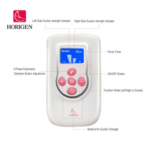 自動吸引搾乳器ダブル電動BPAフリーミルクポンプ搾乳器シリコン電動搾乳機LCDスクリーン付き - Product Image 2