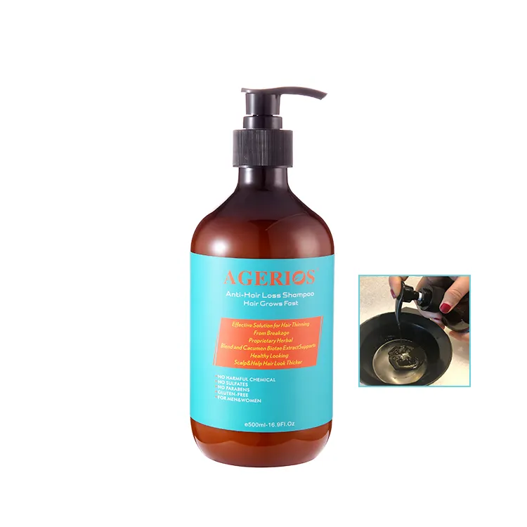 AGERIOS Hair Loss Treatments Shampoo for Hair growth on Baldness Area Anti Hair loss Shampoo