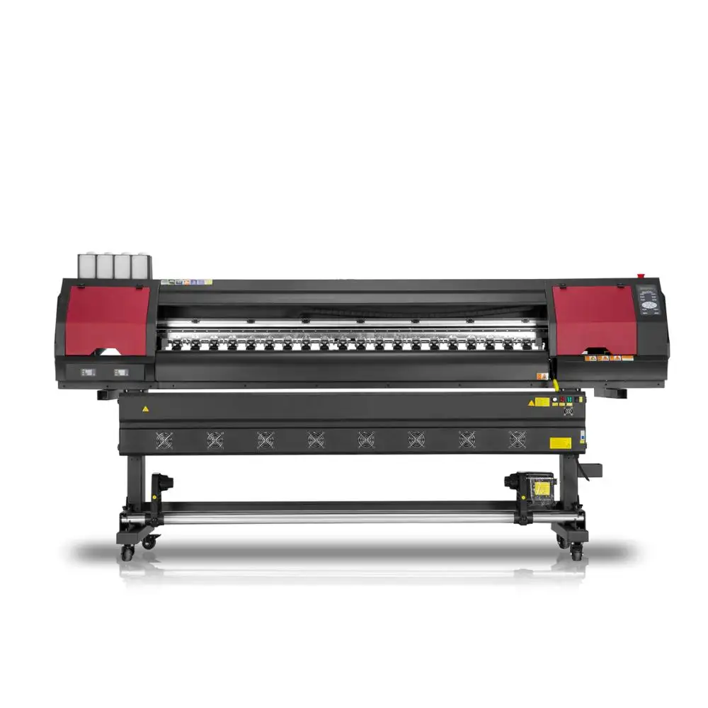 Crystaljet Q1-160S Eco Solvent Printer Dx5 Dx7 Printkop 1.6M Print Breedte Voor Vinyl Sticker Flex Banner Drukmachine