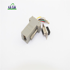 <span class=keywords><strong>RS232</strong></span> để RJ11 nam nối DB9 nữ để <span class=keywords><strong>RJ12</strong></span> Modular <span class=keywords><strong>Adapter</strong></span> đồng liên hệ với ABS nhà ở - Product Image 2