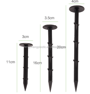 10Cm 15Cm Màu Đen Nhựa Gai Lều Pins Pegs/Nhựa Ground Pegs Weed Mat, Nhựa Nail, Mulch Pegs Trong Làm Vườn - Product Image 2