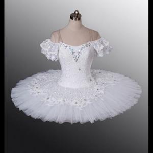 N0000152 <span class=keywords><strong>Tutù</strong></span> da Balletto <span class=keywords><strong>Bianco</strong></span> per Esibizioni di Danza per Ragazze, Modello Lago dei Cigni - Product Image 6