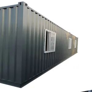 Äthiopien Malta tragbare 20 Fuß 40ft mobile Baustelle Container Büro Anhänger Haus modulare Büro trennwand
