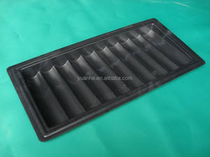 Fabrica venta directa de alta calidad 10 filas 500 unids plástico bandeja de fichas de casino poker - Product Image 3