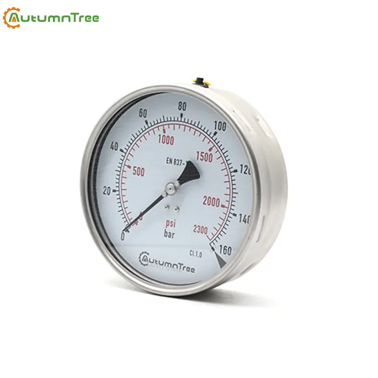 All SS Very High Quality Oil Pressure Gauge Used Widely