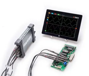 Hantek 6204BC Digitale Oscilloscopen 200 MHZ 4 kanaals Golfvorm Opnemen Met PC gebaseerd USB Interface Oscilloscoop Probe