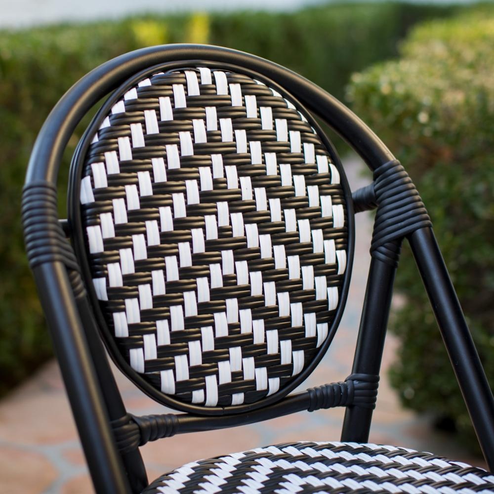 Wicker patio furniture sets outdoor rattan cafe dinnning table restaurant