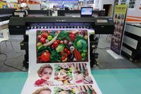 Funsunjet FS-1700 günstigste eco solvent drucker mit cutter plotter