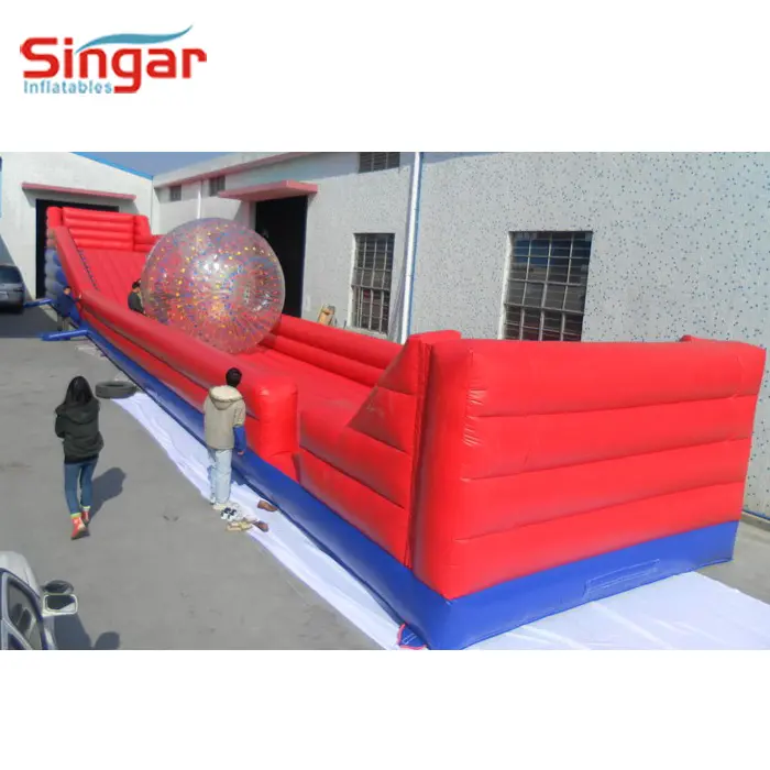 Inflatableゾーブボールランプ、巨大ゾーブボールレーン、インフレータブルゾーブ路地ラック