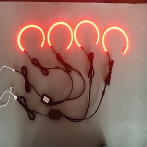 Super bright 12v led <span class=keywords><strong>multi</strong></span> <span class=keywords><strong>color</strong></span> <span class=keywords><strong>rgb</strong></span> headlight <span class=keywords><strong>halo</strong></span> ring 4pcs angel eyes - Product Image 3