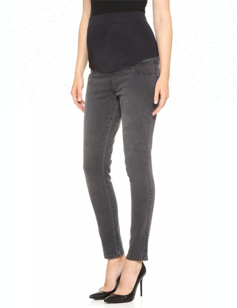 Джинсы Royal wolf джинсовые от производителя, тянущиеся винтажные обтягивающие Джеггинсы серого цвета для беременных с кислотной умывкой