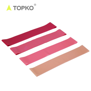 TOPKO नई गुलाबी पर्यावरण के अनुकूल कस्टम लोगो खिंचाव लेटेक्स पाश प्रतिरोध बैंड - Product Image 6