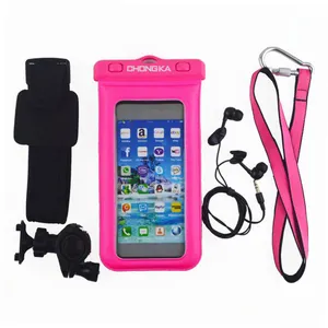 IPX8 Floating Waterproof Phone Bag With Earphone For Swimming