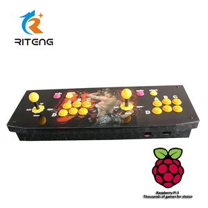 Metal clásico arcade consola con Pandora Box 4S Raspberry <span class=keywords><strong>Pi</strong></span> 3 para 2 jugadores - Product Image 3