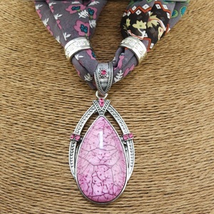 Sciarpa da <span class=keywords><strong>donna</strong></span> con ciondolo in strass con ciondolo con ciondolo in stile elegante con vari colori - Product Image 2