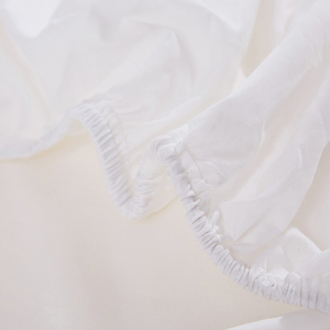 Custom 100% Cotton Elastic <strong>Single</strong> <strong>Fitted</strong> Bed <strong>Sheets</strong> for Hotel - Product Image 3