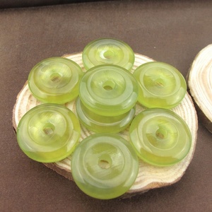 สร้อยคอหยกธรรมชาติรูปเหรียญนำโชค จี้หยก - Product Image 3