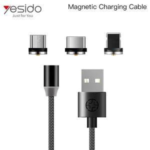 2018 yeni manyetik android/ios mikro usb usb kablosu <span class=keywords><strong>3</strong></span> in 1, manyetik şarj kablosu 2.4a - Product Image 5