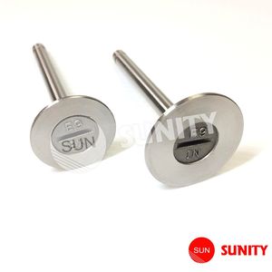 Válvula de acero inoxidable antidesgaste de pieza diésel de tractores de alta precisión - Product Image 1