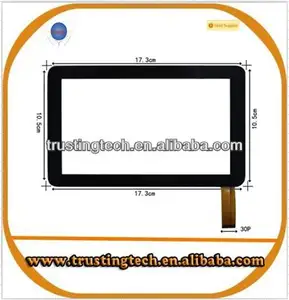 Touch screen ZHC-Q8-057A CZY6075E-FPC para allwinner a13 a10 q8 q88