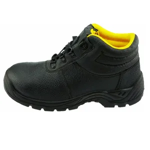 Heavy duty industrial black anti-slip safety footwear men's work boot/safety shoes in low price