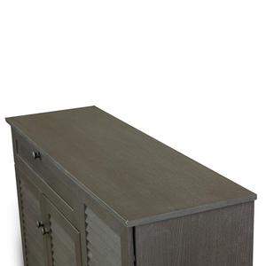 <span class=keywords><strong>Zapatero</strong></span> de madera negro moderno del Gabinete de exhibición de madera - Product Image 3