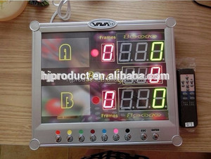 Bestseller Tabellone Segnapunti Digitale Wireless per Biliardo e Snooker, Segnapunti Elettronico - Product Image 3