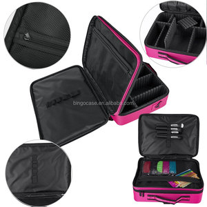 Estuche Oxford para tren de maquillaje, organizador de cosméticos de poliéster, bolsa de almacenamiento con cierre de cremallera, solución de almacenamiento esencial para artistas - Product Image 6