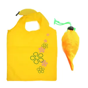 生态友好的水果形状可重复使用的购物手提袋便携式可折叠存储食品袋