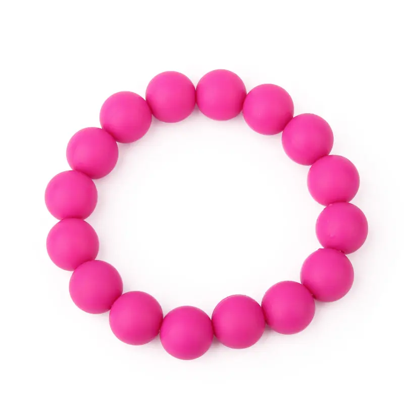 Bracelet en caoutchouc et Silicone, pour hommes, perles d'usine, nouvel arrivage de